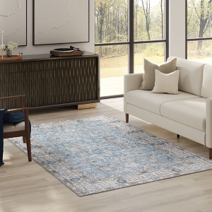 Thomasville Emporia Industrial Old World Chenille Machine Washable Non-Slip Flat Pile Area Rug Collection - 1 of 4