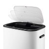 Motion Sensor Trash Can, 14.5 Gallon/55 L Stainless Steel Garbage Can with Soft-Close Lid & Handle, Touchless Waste Bin for Home, Office - 3 of 4