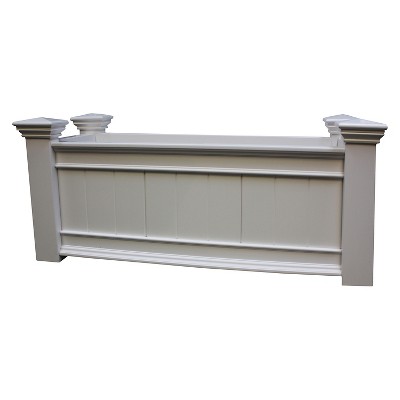 Windsor Long Rectangular Planter Box - White - Vita