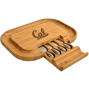 NCAA California Berkeley University Golden Bears Large Bamboo Cheese, Charcuterie Board Set - 1 of 4