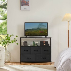 MyDepot Bedroom Dresser with TV Stand & Storage Drawers - 1 of 4