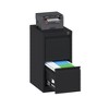 2-Drawer Side Filing Cabinet with Lock, Secure Metal Filing Cabinet for Letters/Legal/A4 Sized Documents, for Home and Commercial Use - 3 of 4