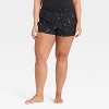 Women's Halloween Flannel Boxer Pajama Shorts - Hyde and EEK! Boutique™ - 4 of 4