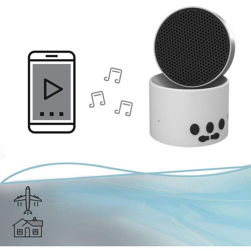 LectroFan Micro 2 Sleep Sound Machine and Bluetooth Speaker with Microphone Fan Sounds and Ocean Sounds, 5 of 9