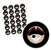 Big Dot of Happiness Beware of Pirates - Pirate Birthday Party Circle Sticker Labels - 24 Count - image 2 of 4