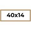 PosterPalooza | Panoramic Refined Gold Picture Frame - UV Acrylic, Foam Board Backing, Hanging Hardware - 2 of 4