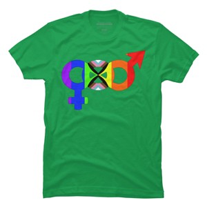 Adult Design By Humans Unified Pride Symbol Rainbow By T-Shirt - 1 of 2
