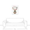 Creative Products Deck the Halls Reindeer 20 x 30 Canvas Wall Art - 3 of 4