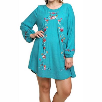 Women's Floral Embroidered Dress - umgee
