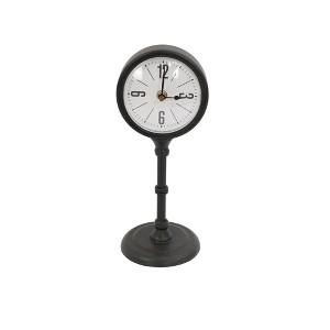 VIP Metal 11.62 in. Multicolor Towne Pedestal Table Clock - 1 of 1