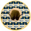 Adult Corona Extra Straw Lifeguard Hat With Repeating Label Under Brim - 4 of 4