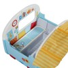 HABA Little Friends Vacation Camper Play Set with All Terrain Push & Go Vehicle, 2 Lawn Chairs and 4" Bendy Boy Doll Figure - 4 of 4