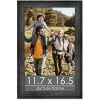 PosterPalooza | 11.7x16.5 Wide Barnwood Picture Frame, UV Acrylic, 6 Finishes - Grey, Brown, White, and Black - 2 of 4