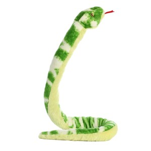 Aurora X-Large Emerald Tree Boa Snake Playful Stuffed Animal Green 50" - 1 of 4