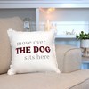 Pavilion Gift Company - Dog Sits Here - 18" Throw Pillow Cover - Throw Pillow Covers - 2 of 4