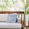 18"x18" Deny Designs Evanjelina & Co Chinoiserie Outdoor Throw Pillow Blue: UV Protected, Mildew Resistant - 2 of 4