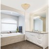 Elegant Lighting Century 9 light Chrome Flush Mount Clear Royal Cut Crystal - 3 of 4