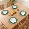 REGALWOVEN Farmhouse Placemats Set of 6 Woven Placemats Washable Kitchen Table Mat for Dining Table Decor and Holiday - 3 of 4