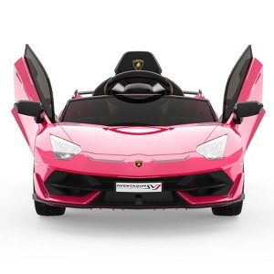 12V Electric Ride-On Car for Kids | Licensed Lamborghini Battery-Powered Sports Car with Remote Control - 1 of 4