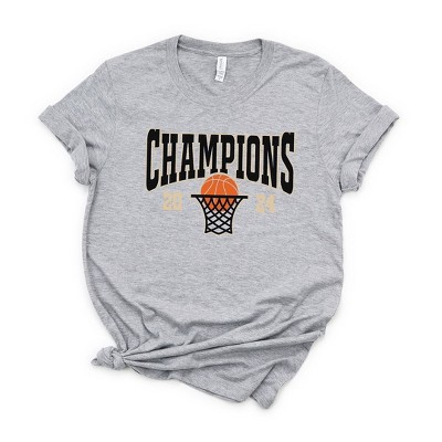 Simply Sage Market Women's College Basketball 2024 Champions IN Short Sleeve Graphic Tee