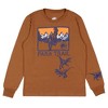 Seven Times Six Jurassic World Boys' Dominion Para Trail Long Sleeve Graphic Print T-Shirt Brown - 2 of 4