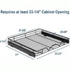 Hold N' Storage - Black Pull Out Cabinet Organizer, Heavy Duty Metal with Lifetime Limited Warranty - 3 of 4