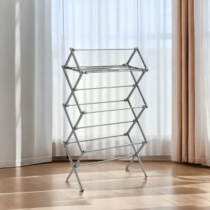SONGMICS Foldable Clothes Drying Rack, Laundry Drying Rack, Clothes Airer, Steel Frame, 14.6 x 29.5 x 53.2 Inches, Easy Assembly, Indoor Outdoor Use - 1 of 4
