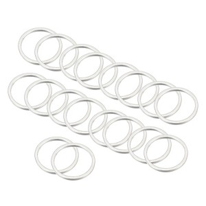 Unique Bargains DIY Crafts Copper Durable Anti-rust Beading Hoop Earrings 60 Pcs - 1 of 4