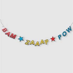 Bam! Zaaap! Pow! Banner - 8 feet - 1 of 4