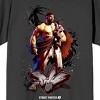 Street Fighter VI Ryu Character with Graffiti Name Men's Charcoal Heather Short Sleeve Crew Neck Tee - 2 of 3