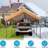 Acekool Carport Canopy, Heavy Duty Portable Garage Tent, UV & Water Resistant Shelter for Car, Truck, Boat, Outdoor Events, Frame Included - 3 of 4