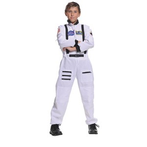 Halloween Express Kids' Astronaut Halloweeen Costume - Size 10-12 - White - 1 of 1