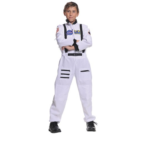 Halloween Express Kids' Astronaut Halloweeen Costume - Size 10-12 - White - image 1 of 1