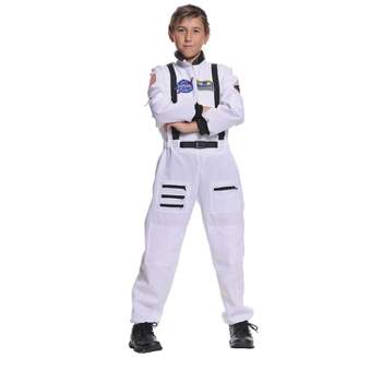Halloween Express Kids' Astronaut Halloweeen Costume - Size 10-12 - White