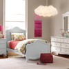 23" 2-Light Zephyr Modern Contemporary Silk LED Cloud Pendant White - JONATHAN Y: UL Listed, Adjustable Height, Dimmable - 3 of 4