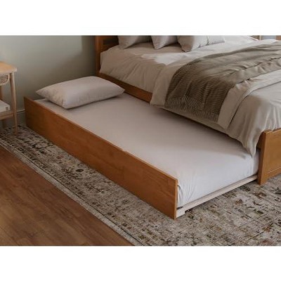 AFI Furnishings Urban Full Size Trundle Bed in Light Toffee