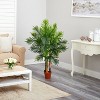 HomeStock  4 ft. Artificial Palm Tree in Pot for Indoor/Outdoor - 3 of 4