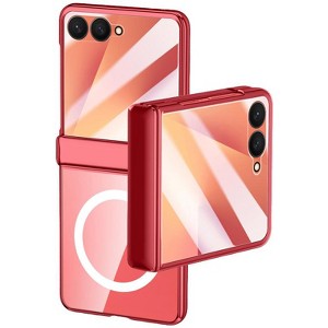 Nakedcellphone Electro Case for Samsung Galaxy Z Flip 7 Phone - Built-In Screen/Hinge Protector Compatible with MagSafe - 1 of 4