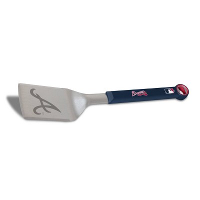 MLB Atlanta Braves Stainless Steel BBQ Spatula with Bottle Opener_3