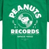Boys' - Peanuts - Records Snoopy Vinyl Short Sleeve Graphic T-Shirt - 2 of 4