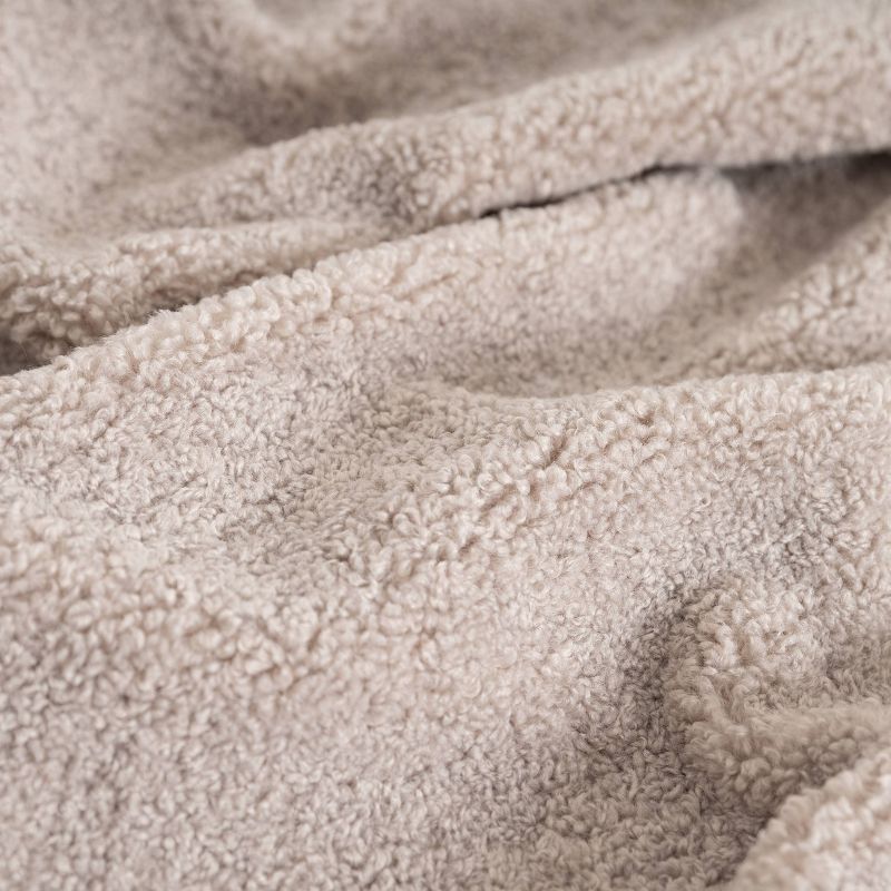 50"x60" Teddy Faux Shearling Lux Throw Blanket - Evergrace, 3 of 14