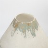 Rustic Vintage Table Lamp with Distressed White and Blue Shade, Elegant Base Design, 28.54" Height, 1pc - 4 of 4