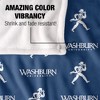 Washburn University Logo Pattern Silky Touch Blanket White 50x60 - 4 of 4