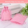 Unique Bargains Cotton Linen Burlap Bags with Drawstring 20 Pcs - 4 of 4