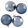 Northlight Shatterproof 2-Finish Christmas Ball Ornaments - 2.5" (60mm) - Denim Blue - 60ct - image 4 of 4