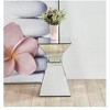 Elegant Lighting 12 inch Crystal End Table in Clear Mirror Finish - 2 of 4