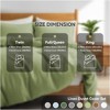Peace Nest Linen Cotton Blend Duvet Cover Set, Durable, Breathable & Moisture-Wicking, 3 Piece Bedding Set with Pillow Shams - 4 of 4