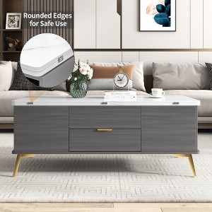 Modern Coffee Table, for Living Room, Multiple Color Schemes - 1 of 4