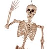 Joyfy Halloween Decor 5.6 FT Life Size Halloween Skeleton Full Body Posable Realistic Bones for Halloween Indoor Outdoor Decoration Grave Party Props - 4 of 4