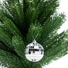 Okuna Outpost 36 Pack Silver Christmas Ball Ornaments, 2 Inch Christmas Decorations, Holiday Party Decorations for Christmas Tree - 2 of 4